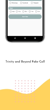 Trinity and Beyond Fake Call screenshots