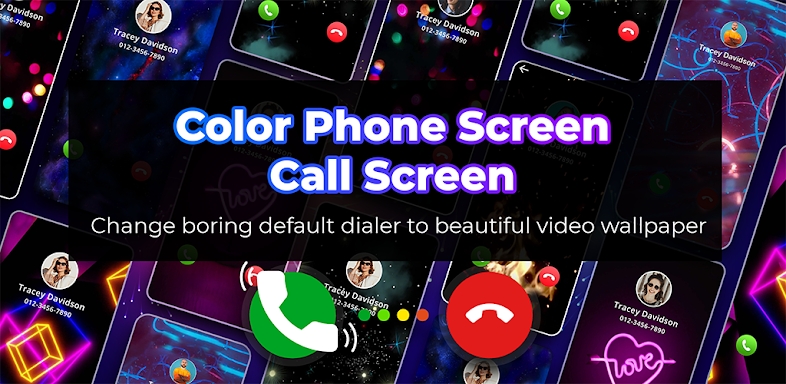 Color Phone Screen Call Screen screenshots