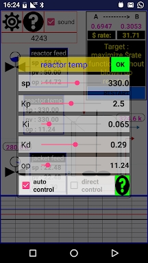 pid reactor control screenshots