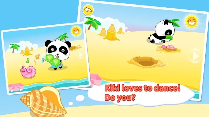 Baby Panda’s Treasure Island screenshots