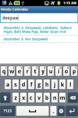 Indian Festivals Calendar 2020 screenshots