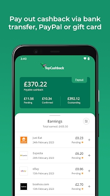 TopCashback: Cashback & Offers screenshots