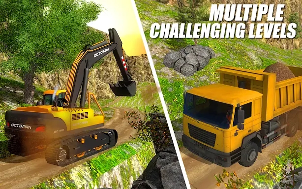 Excavator Construction 3D Sim screenshots