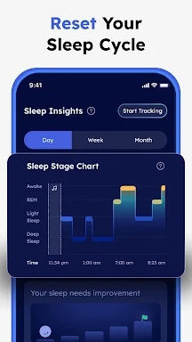 Calm Sleep Sounds & Tracker screenshots