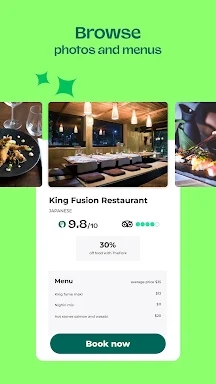 TheFork - Restaurant bookings screenshots