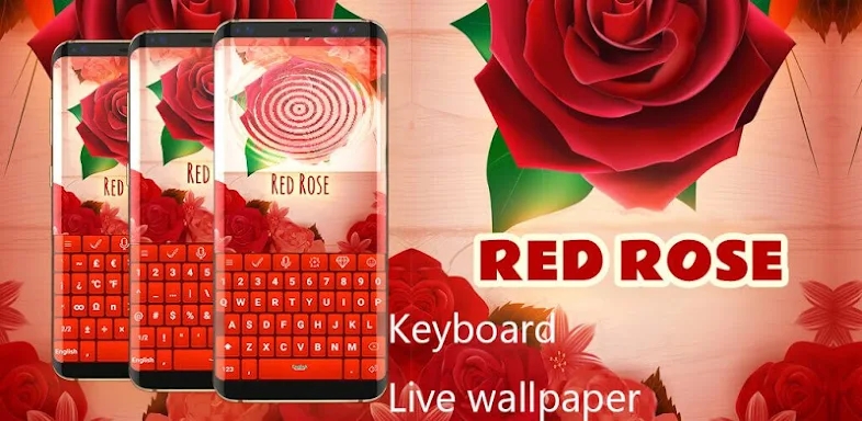 Red Rose Keyboard 2023 screenshots