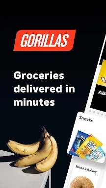 Gorillas: Online Food Delivery screenshots