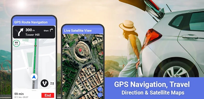 Live Satellite View, GPS Maps screenshots