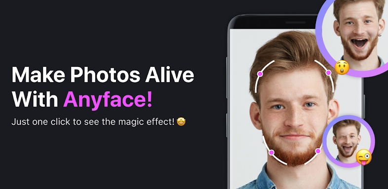 Anyface: face animation screenshots