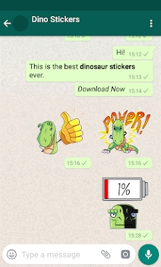 Dinosaur Stickers For Chat screenshots