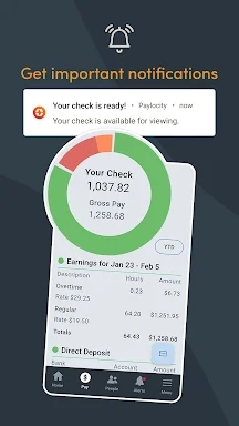 Paylocity screenshots