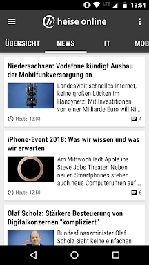 heise online - News screenshots