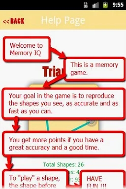 Memory IQ screenshots