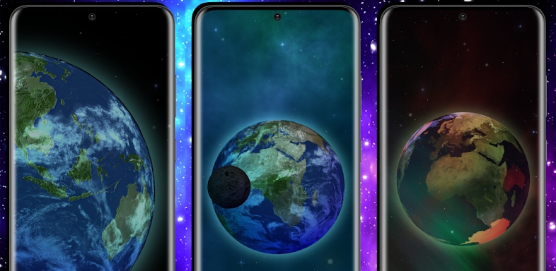 Earth Live Wallpaper screenshots