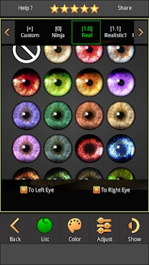 FoxEyes - Change Eye Color screenshots