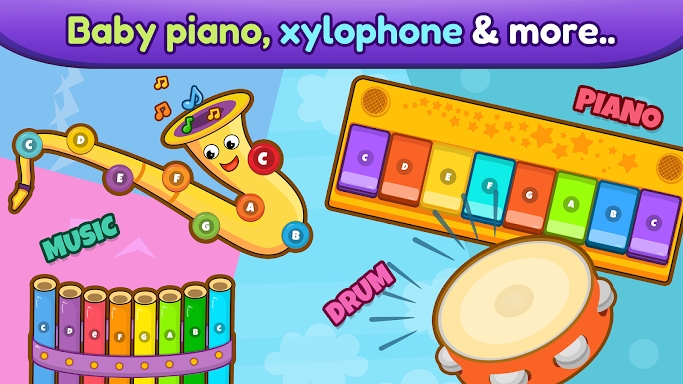 Baby Piano, Drums, Xylo & more screenshots