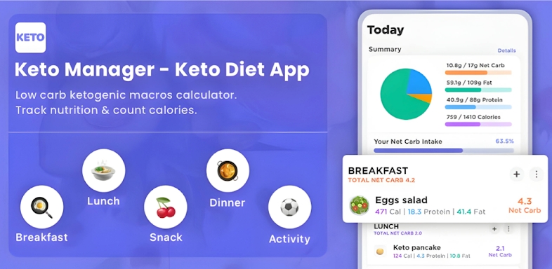 Keto Manager: Low Carb Diet screenshots