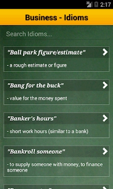 Idioms and Phrases Dictionary screenshots