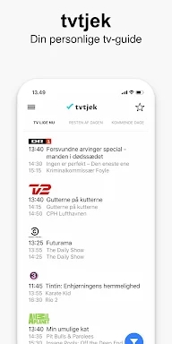 Tvtjek - Dansk TV-Guide screenshots