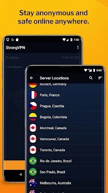 StrongVPN - Fast, Private VPN screenshots