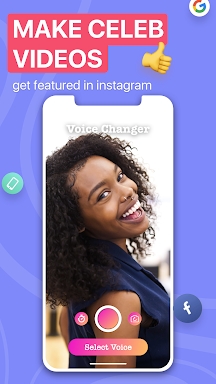 Voicer Celebrity Voice Changer screenshots