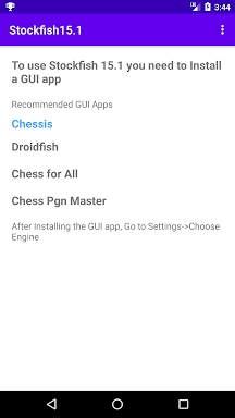 Stockfish 15.1 Chess Engine screenshots