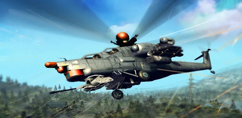 Gunship Helicopter War game screenshots