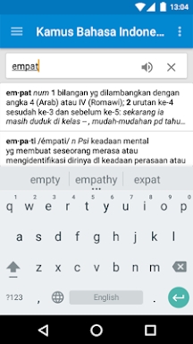 Kamus Bahasa Indonesia screenshots
