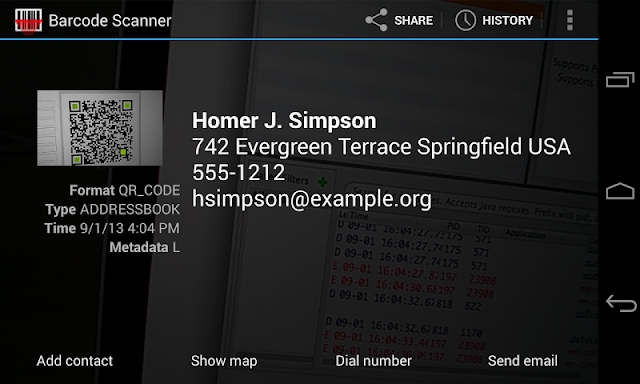 Barcode Scanner screenshots