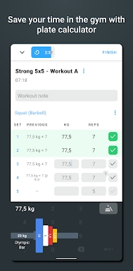Strong Workout Tracker Gym Log screenshots