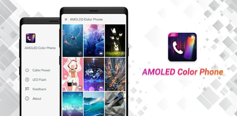 AMOLED Color Phone: Caller The screenshots