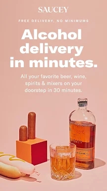 Saucey: Alcohol Delivery screenshots
