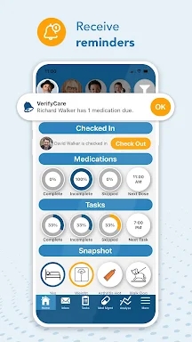 VerifyCare | Caregiving App screenshots