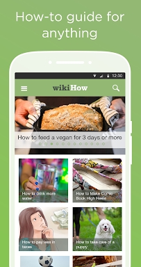 wikiHow: how to do anything screenshots
