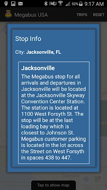 Megabus USA screenshots
