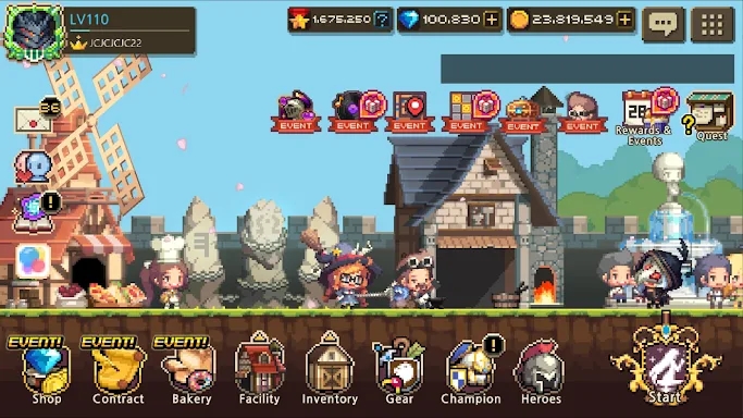 Crusaders Quest screenshots