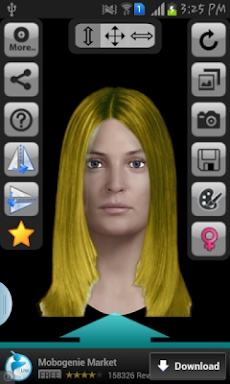 Hair Style Selector Lite screenshots