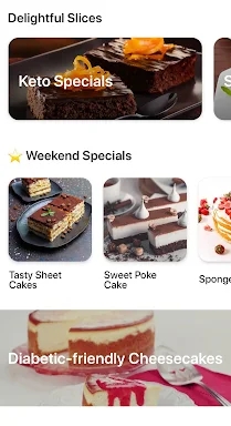 Cake recipes screenshots