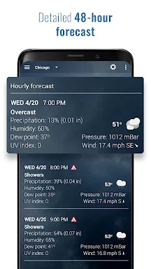 Sense V2 Flip Clock & Weather screenshots