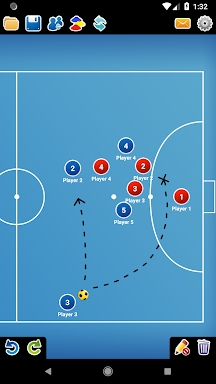 Coach Tactic Board: Futsal screenshots