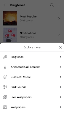 Ringtones for Android™ screenshots