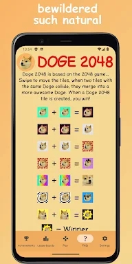 Doge 2048 screenshots