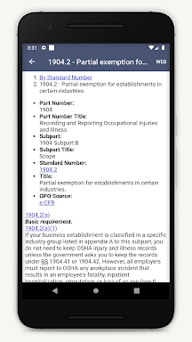OSHA Safety Regulations Guide screenshots