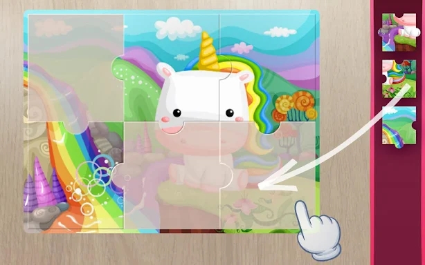 Unicorn games for kids screenshots