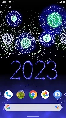 New Year 2023 Fireworks 4D screenshots