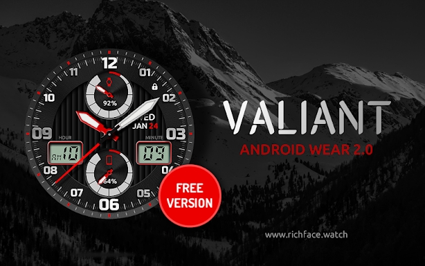 Watch Face Valiant screenshots