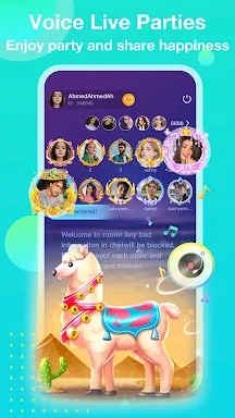KKchat-Group Voice Chat Rooms screenshots