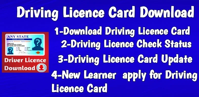 Driving Licence Card-Download screenshots
