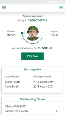 The General® Auto Insurance screenshots