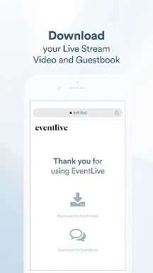 EventLive - Live Stream Events screenshots